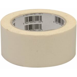 LOOPS 50mm x 50m Paper Masking Tape Residue Free Adhesive Decorating Painting Shield