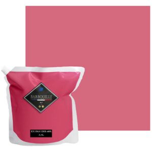 Acrylic paint BARBOUILLE - For walls and ceilings - 2,5L - Pink Ex fan of the 60's