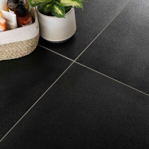 Amiata Sparkle Black Porcelain Tile Sample - Black