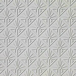 ANAGLYPTAÃ‚Â® Anaglypta Textured Deco White Paintable Heavy Thick Vinyl Wallpaper RD576 - White