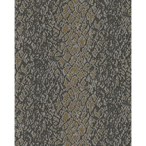 Profhome - Animal pattern wallpaper wall DE120130-DI hot embossed non-woven wallpaper embossed with exotic design shiny brown grey gold 5.33 m2 (57