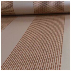 Arthouse Selina Stripe Wallpaper Copper Metallic Glitter Beads Stripey 673500