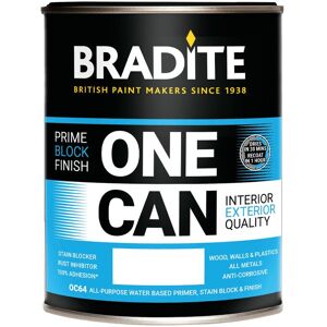 Bradite - One Can Eggshell Multi-Surface Primer and Finish (OC64) 1L - (ral 7004) Signal grey