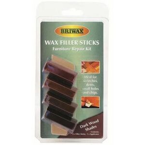 Briwax - Wax Fille Sticks Dak Wood Shades (Pack 4) brwwfsd - Dark