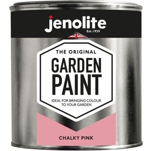 Jenolite - Chalky Pink - 1 Litre Tin Garden Furniture Paint - Chalky Pink - Use on wood, metal, plastic, stone, ceramic (ral 3014)