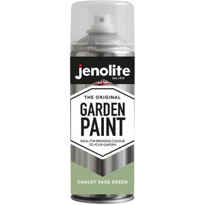 Jenolite - Chalky Sage Green - 1 x 400ml Aerosol Garden Furniture Aerosol Paint - Chalky Sage Green - Use on wood, metal, plastic, stone, ceramic