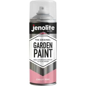 Chalky Pink - 1 x 400ml Aerosol - JENOLITE Garden Furniture Aerosol Paint - Chalky Pink - Use on wood, metal, plastic, stone, ceramic (RAL 3014)