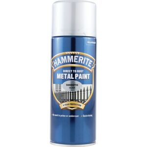 Direct to Rust Smooth Silver Metal Paint - 5LTR - Silver - Hammerite