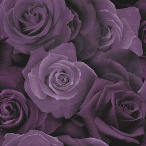 Roses Wallpaper Flower Floral Heavyweight Modern Purple Arthouse 675601