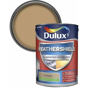 Dulux Retail - Dulux All Weather Protection Smooth Masonry - 5L - Muted Gold - Muted Gold