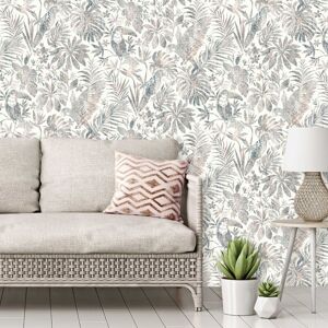 Berkfield Home - dutch wallcoverings Wallpaper Leaves and Toucan Beige