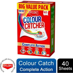 Colour Catcher Complete Action Laundry Sheets, 40 Sheets - Dylon