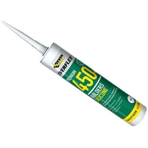 Everbuild - 450OAK Everflex 450 Builders Silicone Sealant Oak 300ml EVB450OAK