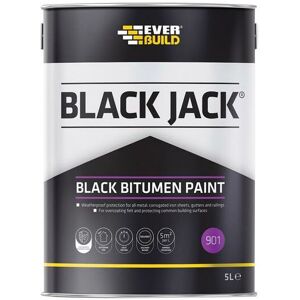 Everbuild - 90105 Black Jack 901 Black Bitumen Paint 5 litre EVB90105