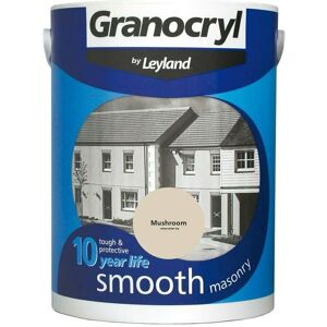 Granocryl - Smooth Exterior Masonry Paint - 5L - Mushroom - Mushroom