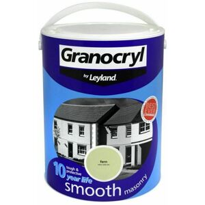 Granocryl - Smooth Exterior Masonry Paint - 5L - Fern - Fern