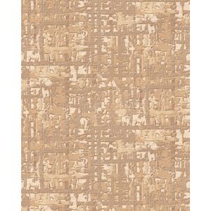 Profhome - Fabric look wallpaper wall DE120093-DI hot embossed non-woven wallpaper embossed with a fabric look shimmering ivory cream beige 5.33 m2