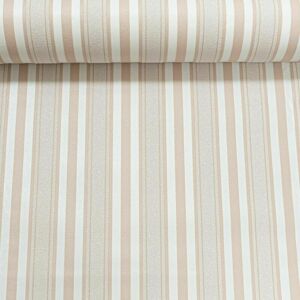 ERISMANN WALLCOVERINGS Glitter Striped Blush Pink White Paste The Wall Textured Heavy Vinyl Wallpaper