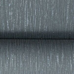 Plain Black Charcoal Crystal Metallic Glitter Textured Vinyl Wallpaper - Grandeco