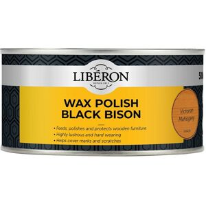 Liberon - 126881 Black Bison Wax Paste Victorian Mahogany 500ml LIBBPWVM500N