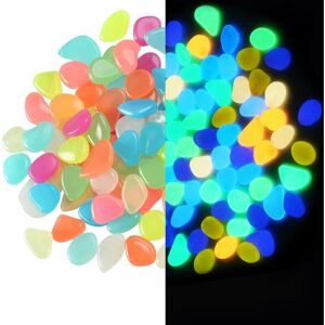 Héloise - Lumineus Stone, Luminous Pebbles, Glow In The Dark Pebbles, Fluorescent Pebbles, Luminous Stone For Aquarium, Suitable For Decorative Vase,