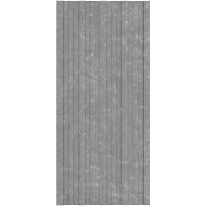 Berkfield Home - Mayfair Roof Panels 12 pcs Galvanised Steel Silver 100x45 cm