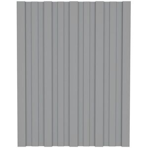 BERKFIELD HOME Mayfair Roof Panels 36 pcs Galvanised Steel Grey 60x45 cm