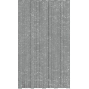 BERKFIELD HOME Mayfair Roof Panels 36 pcs Galvanised Steel Silver 80x45 cm