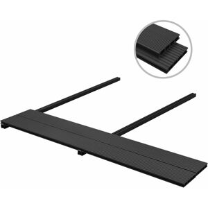 BERKFIELD HOME Mayfair wpc Decking Boards with Accessories 36 m² 2.2 m Anthracite