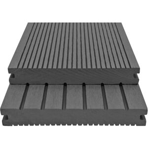 BERKFIELD HOME Mayfair wpc Solid Decking Boards with Accessories 10 m² 2.2 m Grey