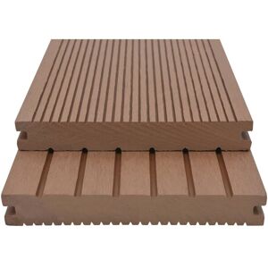 BERKFIELD HOME Mayfair wpc Solid Decking Boards with Accessories 10m² 2.2m Light Brown