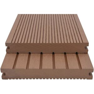 BERKFIELD HOME Mayfair wpc Solid Decking Boards with Accessories 16m² 2.2m Light Brown