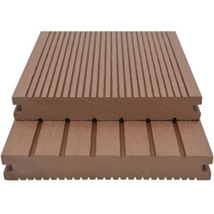 BERKFIELD HOME Mayfair wpc Solid Decking Boards with Accessories 26m² 2.2m Light Brown