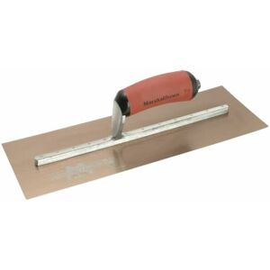 Marshalltown MPB145GSD Pre-Worn PermaShape� Finishing Gold S/S Trowel DuraSoft� 14 x 5in M/TMPB145GSD