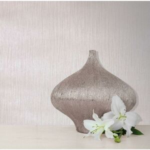 MURIVA Plain Heavy Textured Luxury Thick Vinyl Wallpaper Metallic Shimmer Shine Quality[FULL ROLL,114921 Lustre Rose]