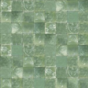 BERKFIELD HOME Noordwand Evergreen Wallpaper Tiles Green