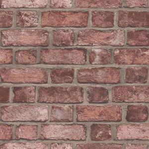 BERKFIELD HOME Noordwand Homestyle Wallpaper Brick Wall Red