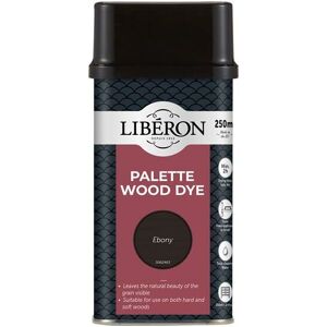 Liberon - 014309 Palette Wood Dye Ebony 250ml LIBWDPE250