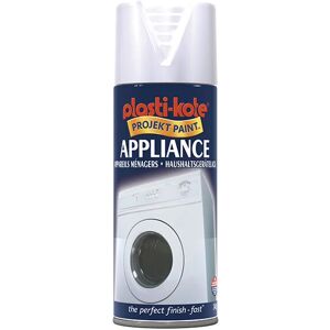 440.0000649.076 Twist & Spray Appliance Enamel Gloss White 400ml PKT619 - Plastikote