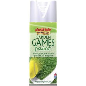 Plastikote - Garden Games Spray Paint White 400ml PKT4376