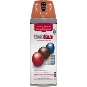 440.0021106.076 Twist & Spray Gloss Orange 400ml PKT21106 - Plastikote