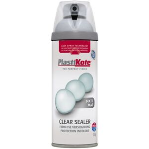 PLASTIKOTE Twist & Spray Matt Clear Sealer 400ml PKT24002 zz