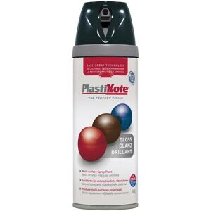 440.0021100.076 Twist & Spray Gloss Black 400ml PKT21100 - Plastikote