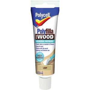 Polycell 5207190 Polyfilla For Wood General Repairs Tube Light 330g PLCWGRL330