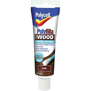 Polycell - 5207189 Polyfilla For Wood General Repairs Tube Dark 330g PLCWGRD330