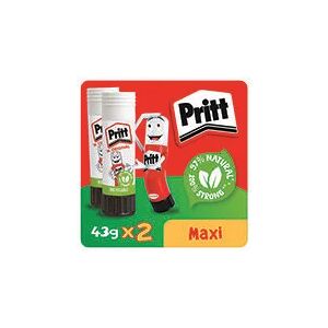 Stick Glue Stick 43g Pk2 - Pritt