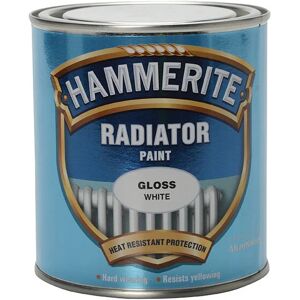 Hammerite - 5092846 Radiator Paint Gloss White 500ml HMMREG500