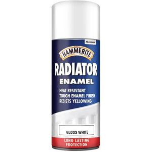 Hammerite - 5084780 Radiator Enamel Aero Gloss White 400ml hmmregaero