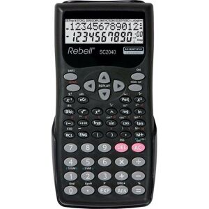 Zoro Select - Rebell RE-SC2040 bx 12 Digit Scientific Calculator Black RE-SC2040 bx - Black