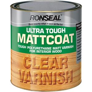 Ronseal - 09010 Ultra Tough Internal Clear Mattcoat Varnish 250ml RSLUTVMC250